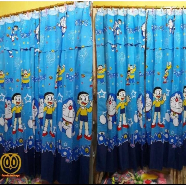 GORDEN PINTU TALI 70x200CM KAMAR MINIMALIS GORDENG TIRAI KORDEN PINTU MOTIF