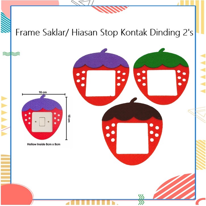 Frame Saklar/ Hiasan Stop Kontak Dinding 2's (1-4)