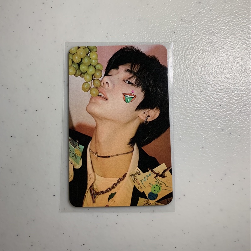 PC BENE SHOPEE SNOWGLOBAL SUNGHOON ANGGUR PHOTOCARD BENEFIT SH ANGGUR