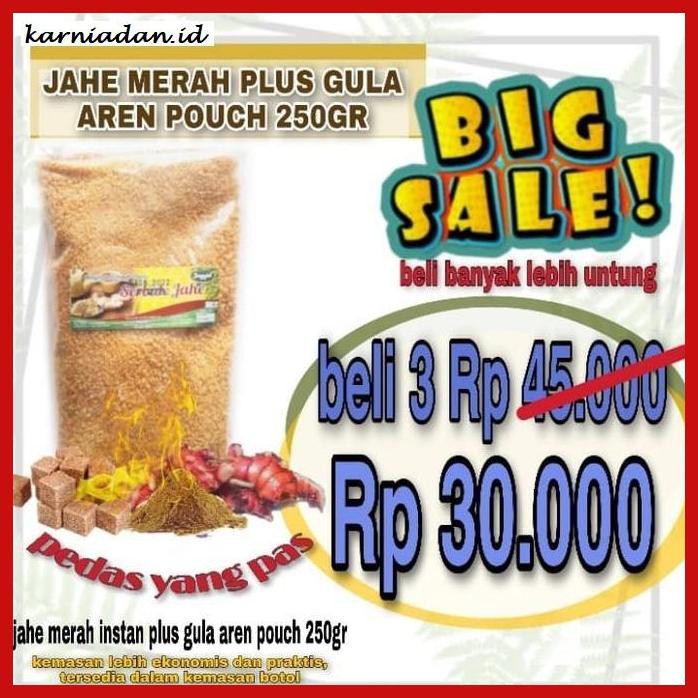 

lanoisidartdrink- jahe merah instan siap seduh isi 250.gr -asliii-bngittt.