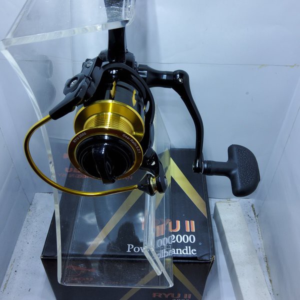 Gulungan Pancing rell rill Fugu Ryu II 2000 Power Handle Pancingan Laut Sungai Alat Pancing murah