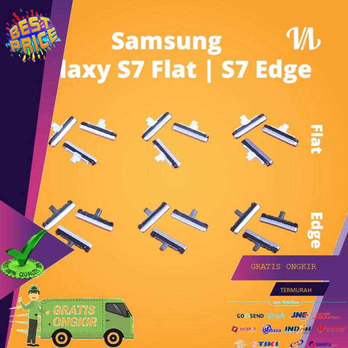 SPAREPART HP TOMBOL POWER VOLUME SAMSUNG GALAXY S7 EDGE S7 EDGE SATUAN, ONYXGRAY BOLEH RESELLER