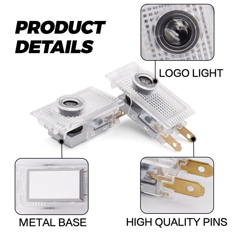 2pcs Lampu Led Proyektor Laser Logo Untuk Pintu Mobil Mercedes Benz Vito E W210 W124