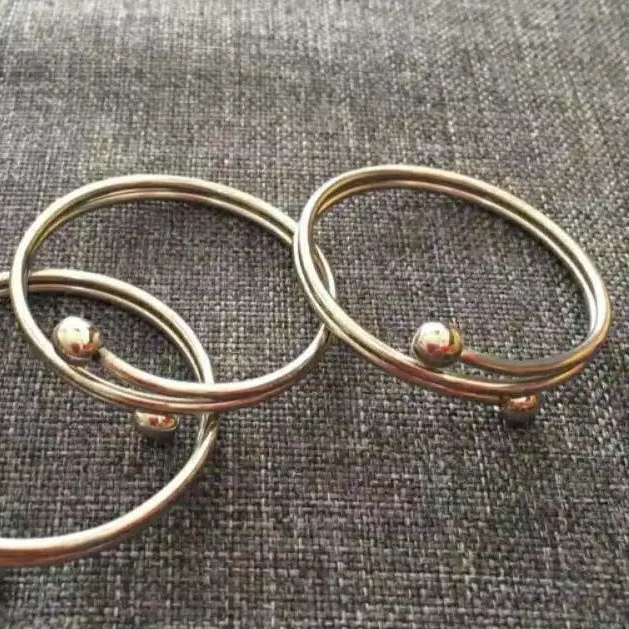 Gelang Anti Step Lilit Bahan Monel Asli (Kecil &amp; Sedang)