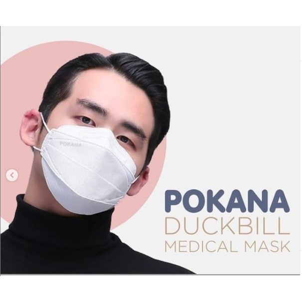 Pokana Mask Duckbill ADULT isi 2pc Masker Medis Dewasa