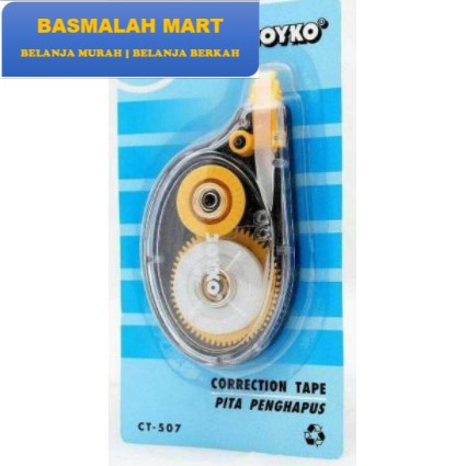 

Joyko Correction Tape CT - 507 - 8 M x 5 mm Termurah (Ilham Berkah Mart)