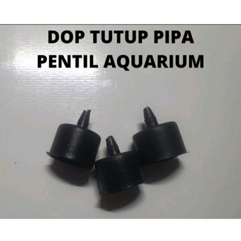 dop tutup pipa pentil sambungan selang aerator aquarium