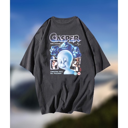 Kaos Oversize Casper Tshirt Vintage Style Tee