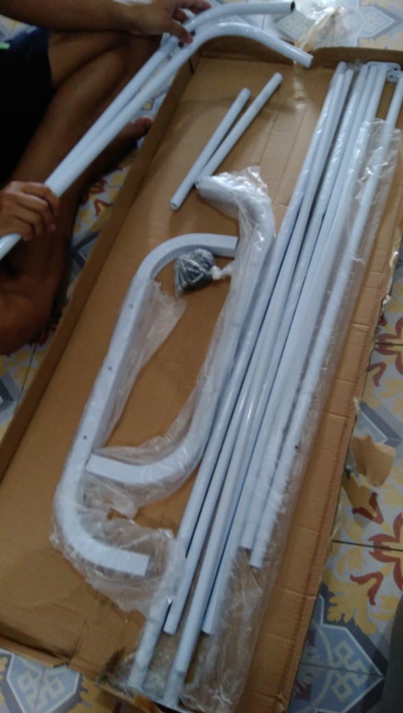 Gantungan Baju Double Double Row Windproof Clothes Hanger A732