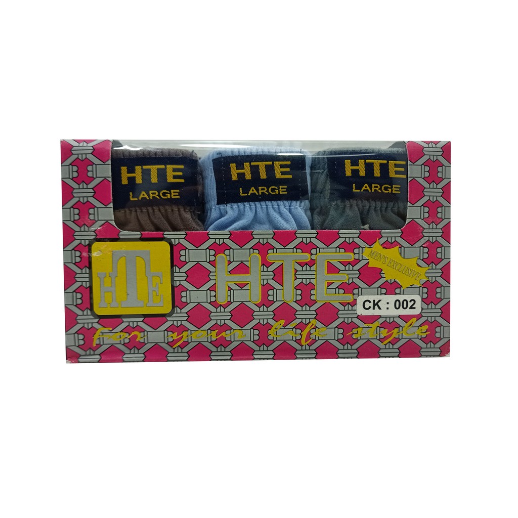 CD CK002 (1 Box isi 3 pcs) - CD Pria - CD Pria Dewasa - Celana Dalam Pria - Pakaian Dalam Pria