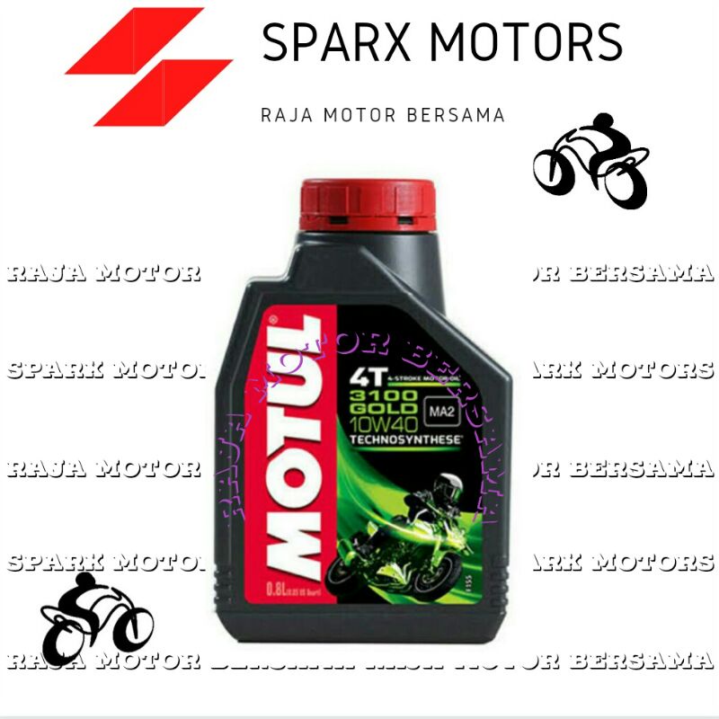 Oli Motul 3100 4T 800ml SAE 10W-40  Oli mesin Motor 4tak MOTUL GOLD 3100