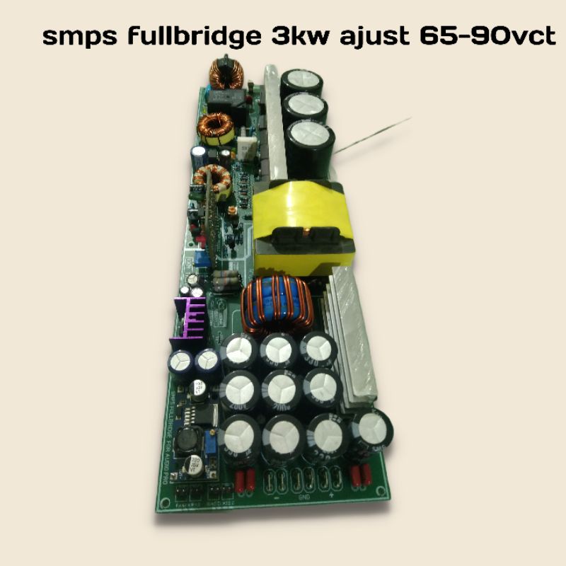 smps fullbridge regulasi 3000 watt ajust 65-90vct