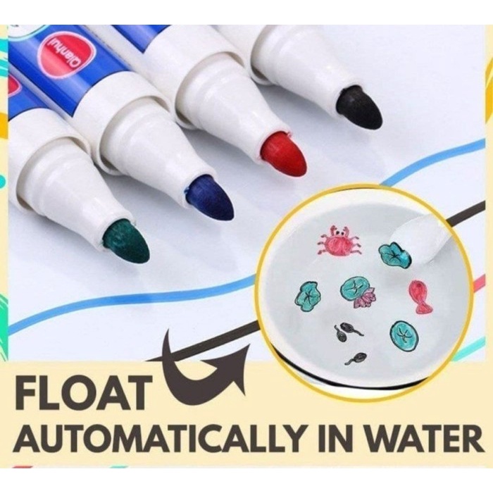 floating marker pen hits spidol ajaib - magical water painting pulpen