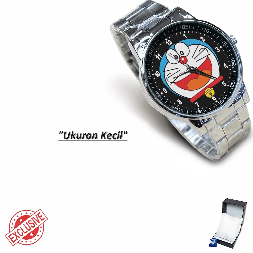 Jam Tangan Rantai Couple DORAEMON MOTIF - 4 (Special)