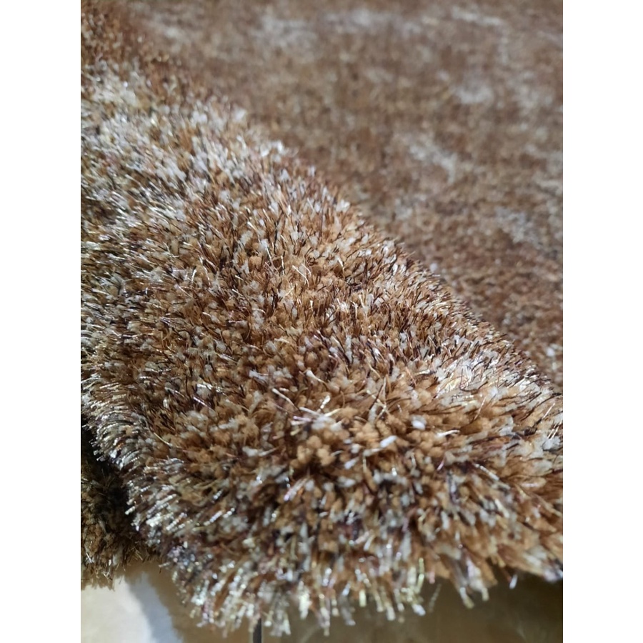 KARPET BULU ALICE SHAGGY 4D RUG Uk. 200x300 - Brown-5