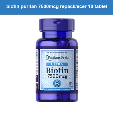Biotin Puritan 7500mcg isi 100 tablet