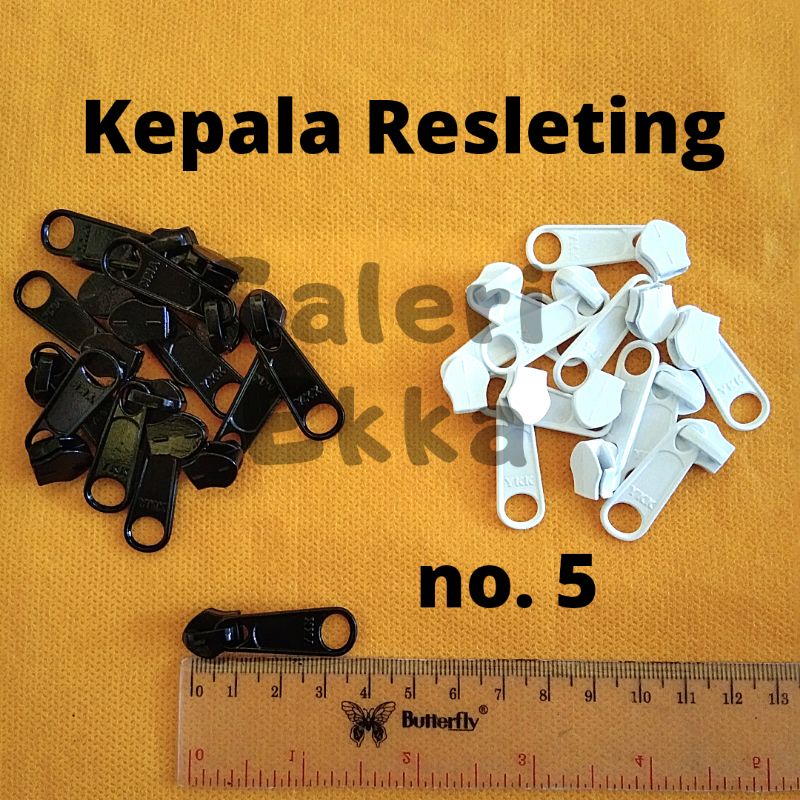 Kepala Resleting Meteran / Kepala Resleting No. 5 merk YKK