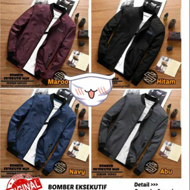 Jaket Bomber Eksekutif 100% Original