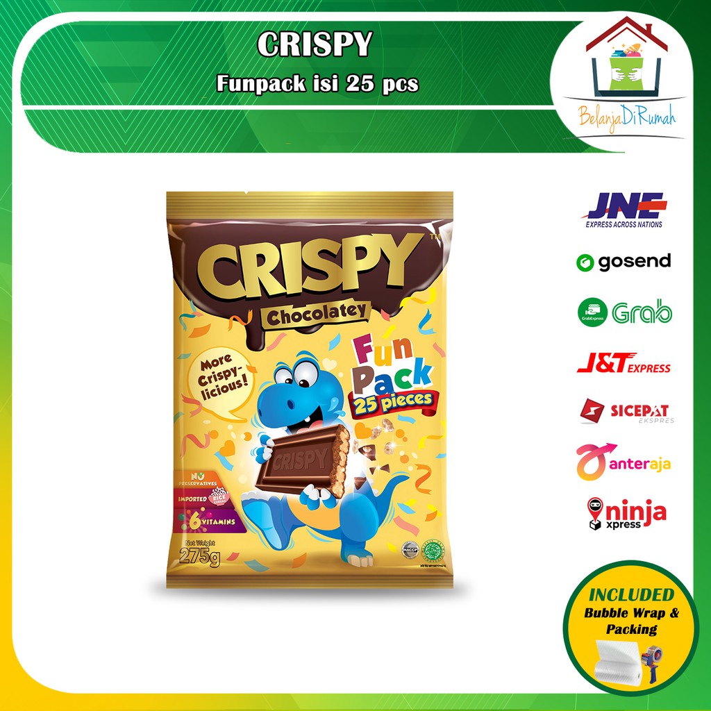 

Coklat Crispy Funpack 275 gr