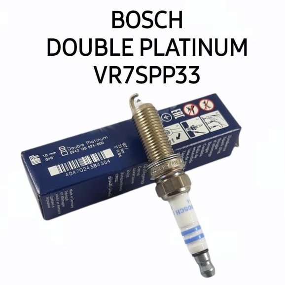 Busi BOSCH VR7SPP33 Grand Livina Latio Datsun Go+ Plus Double Platinum ORIGINAL
