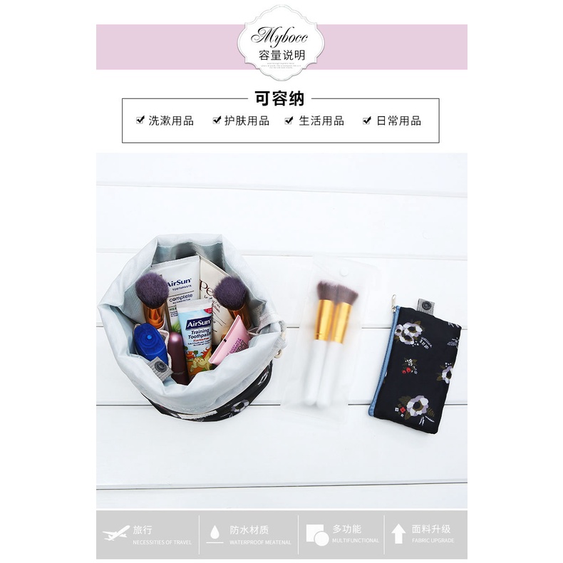 IMURA | Travelmate Travel Dresser Pouch Organizer/tas kosmetik rias praktis / make up portable bag