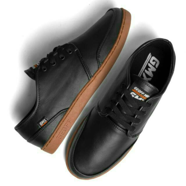 Sepatu GEOFF MAX ( Authentic Leather Black Gum ) Original