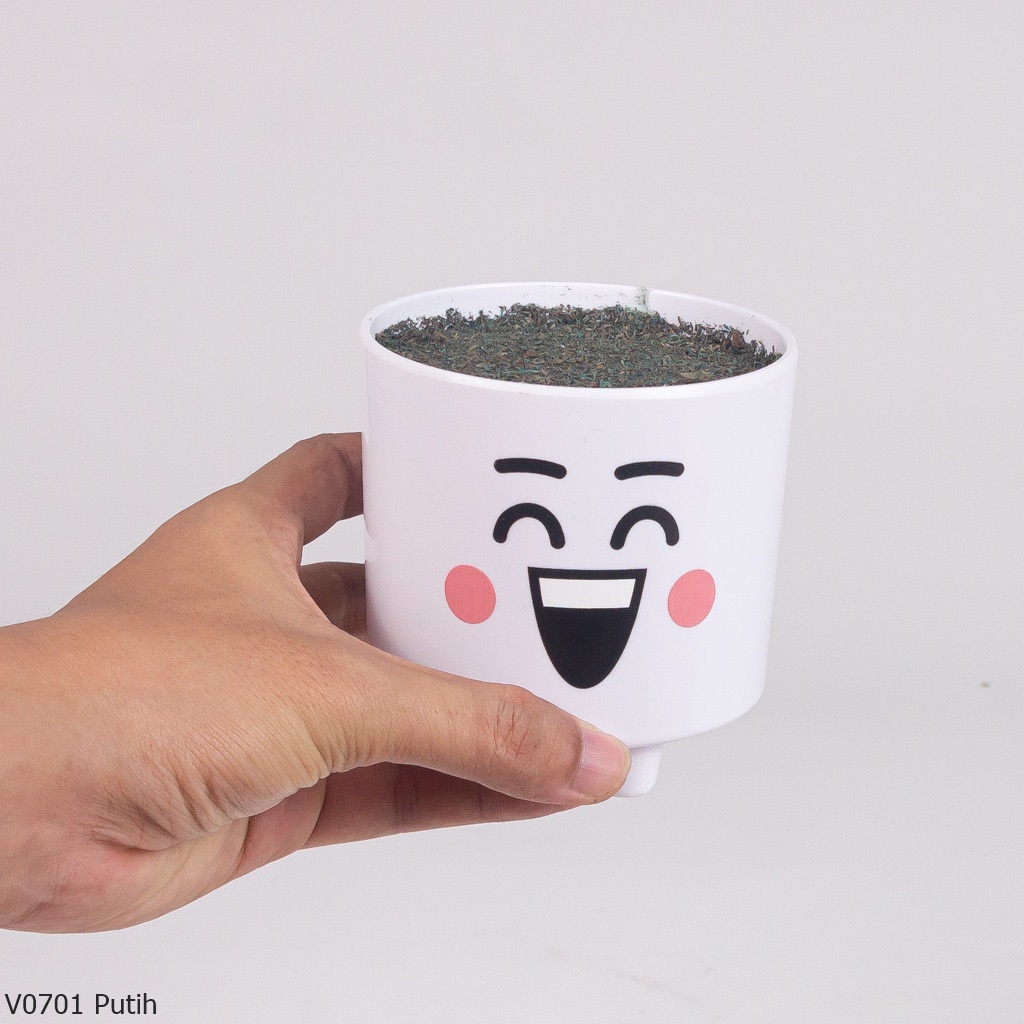 Vas Bunga Melamin V070 (Busa+lumut)