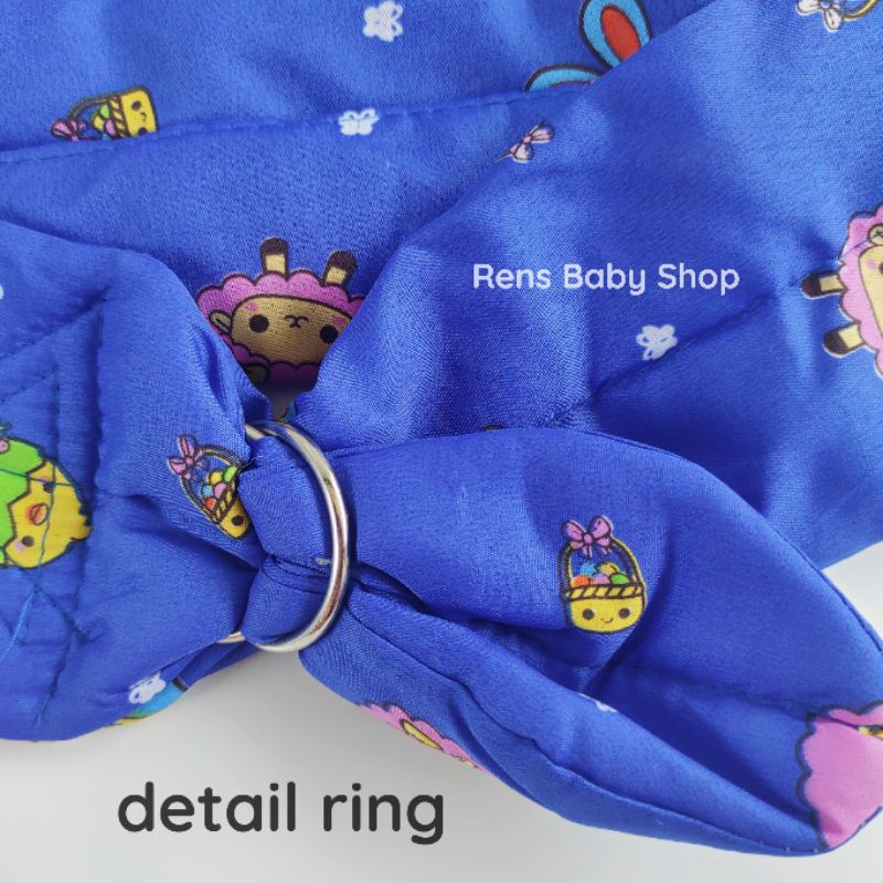 Gendongan samping motif ring bayi murah