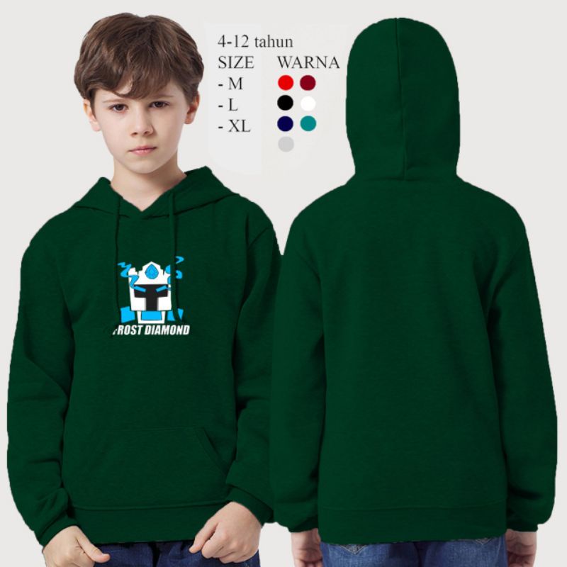 jaket frost diamond anak/sweater hoodie frost diamond