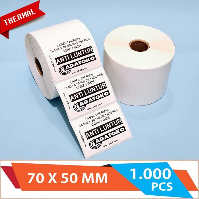 

Kertas | Label Sticker Barcode Direct Thermal 70 Mm X 50 Mm / 70X55Mm / 7X5Cm Kualitas Terbaik