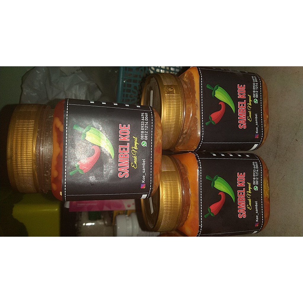 

4 varian rasa(cumi merah,bawang,tongkol merah,teri merah)