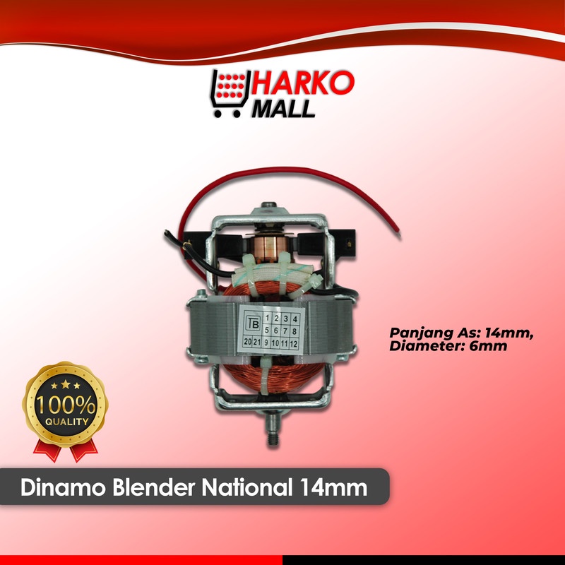 Dinamo Motor Blender National As 14mm