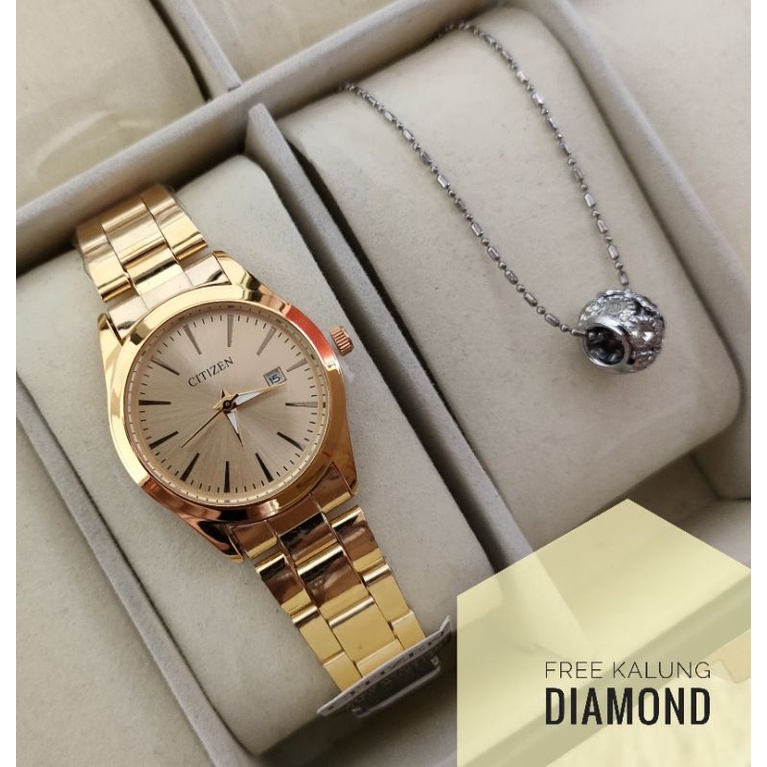 BISA COD✅Jam Tangan ALBA Anti Air Paket Kalung Titanium-R4
