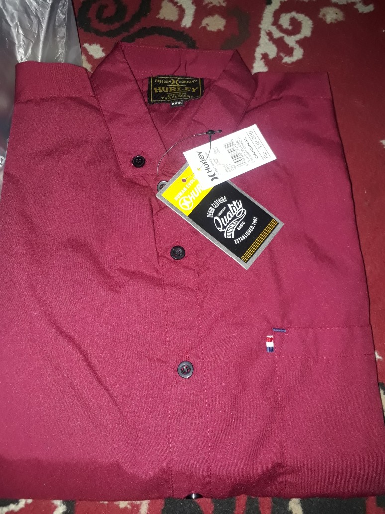 Fashion Pria M, L, Xl, Xxl, Xxxl, Xxxxl, Xxxxxl Kemeja Pria Lengan Pendek Jumbo Baju Batik Pria