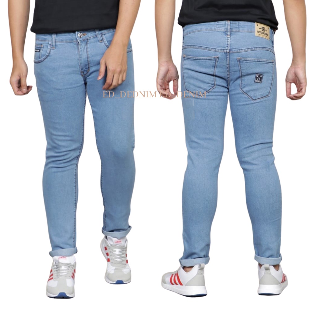 Celana Jeans Pria Panjang Slim Fit Strecth / Celana Cowok Jeans