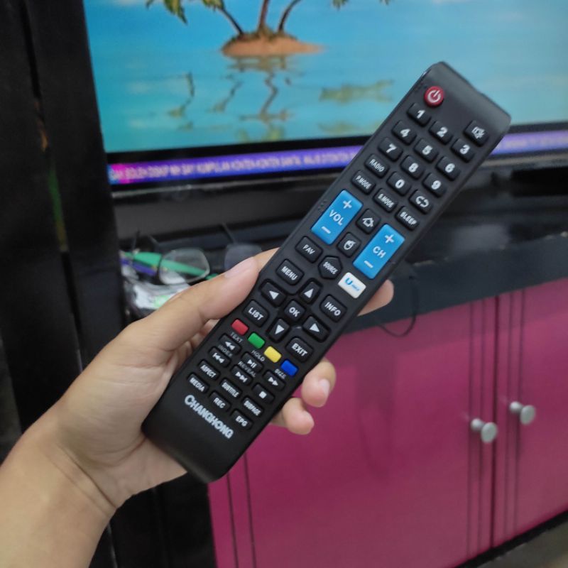 Remot TV CHANGHONG LED Smart TV Terbaru 100% Original - Remot TV CHANGHONG