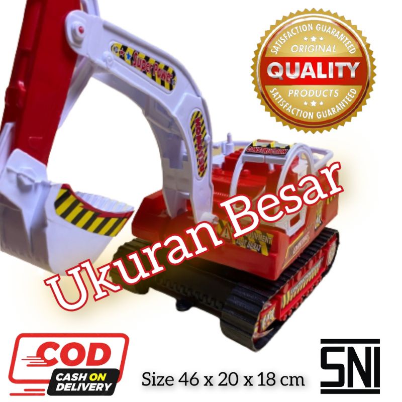 Mainan Bego Besar / Mainan Anak Mobil Konstruksi Bego Bekho exavator jumbo