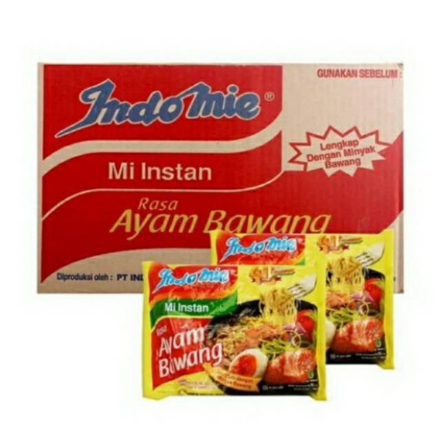 

Indomie Ayam Bawang 1 dus isi 40 pcs