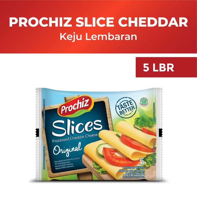 

Keju Prochiz slices 5 lembar