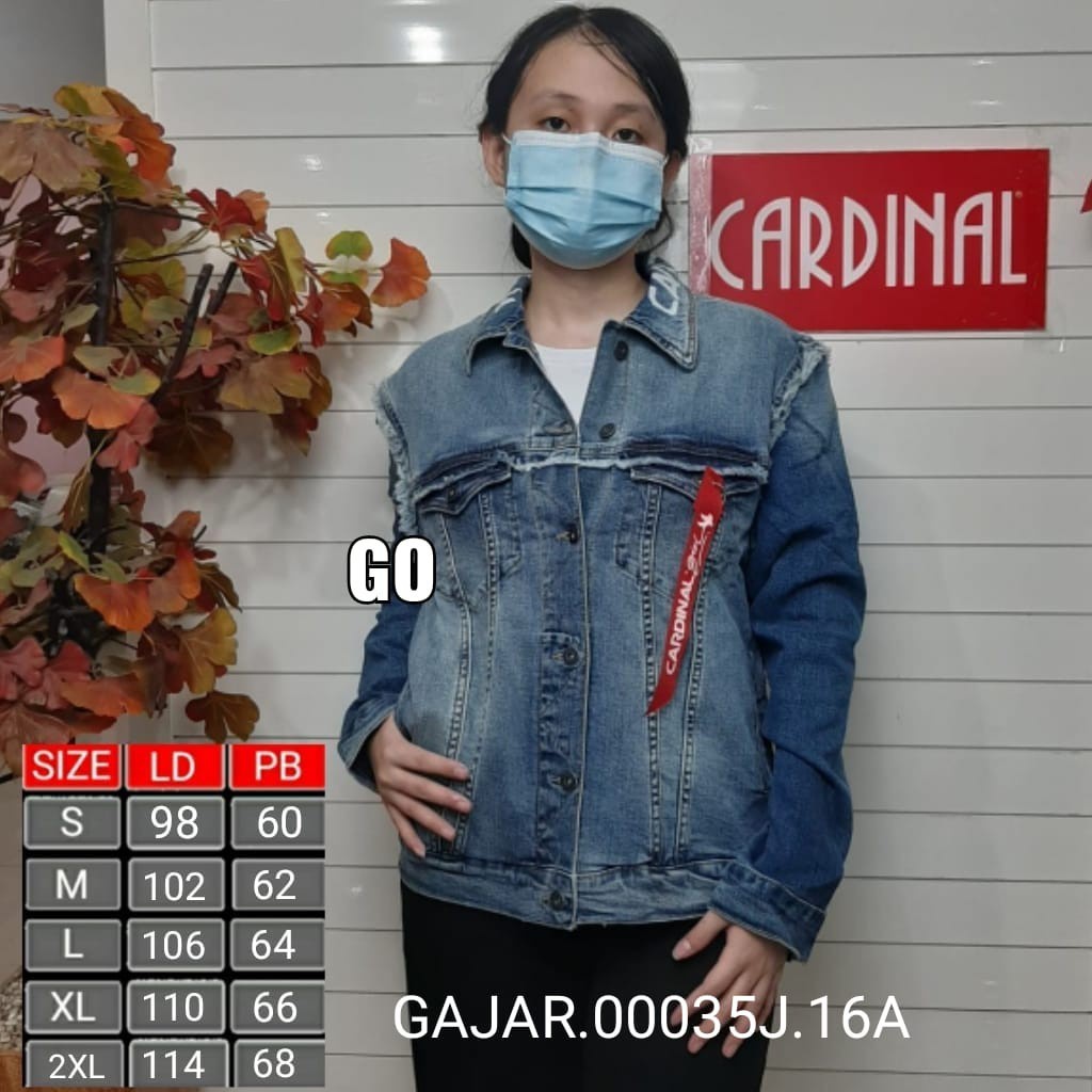 BB CARDINAL GIRL CE JAKET JEANS CEWEK Pakaian Wanita Sweater Jaket Ladys Outerwear 100% Original!