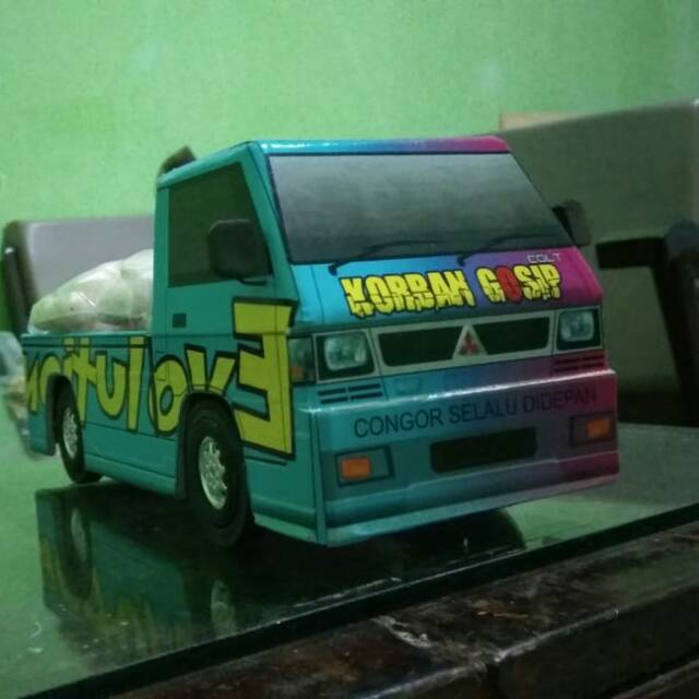 Gambar Pola Miniatur  Truk Dari Triplek retorika