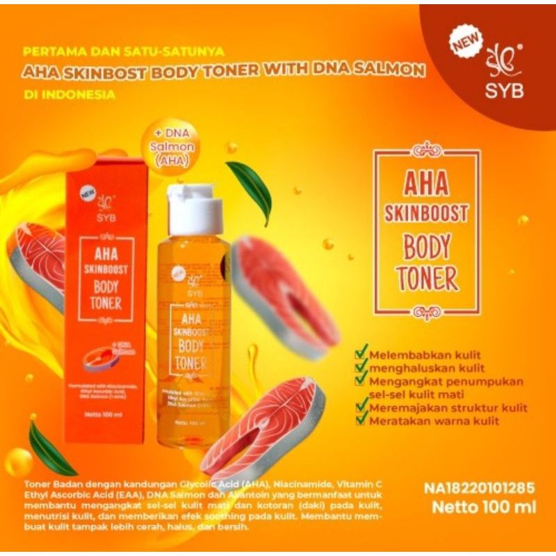 SYB Toner Badan AHA/ Skinboost Body Toner