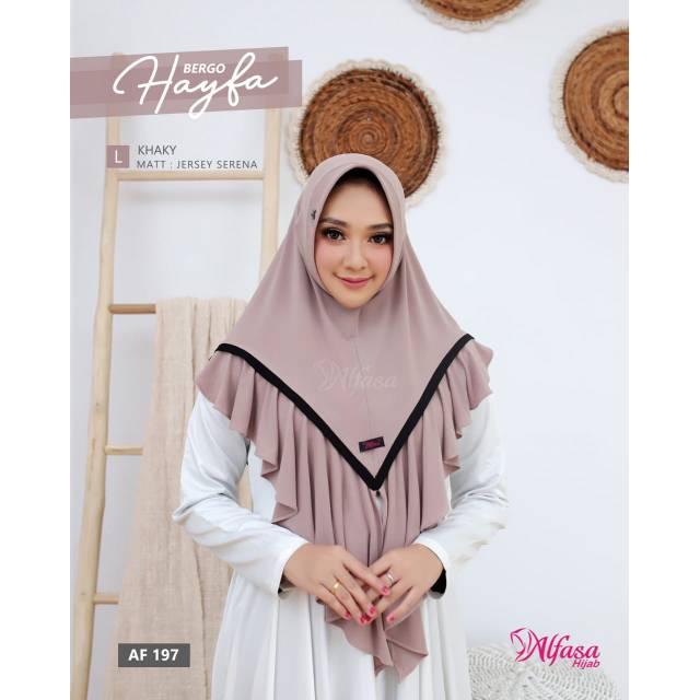 Bergo Hayfa AF 197 by Alfasa Hijab