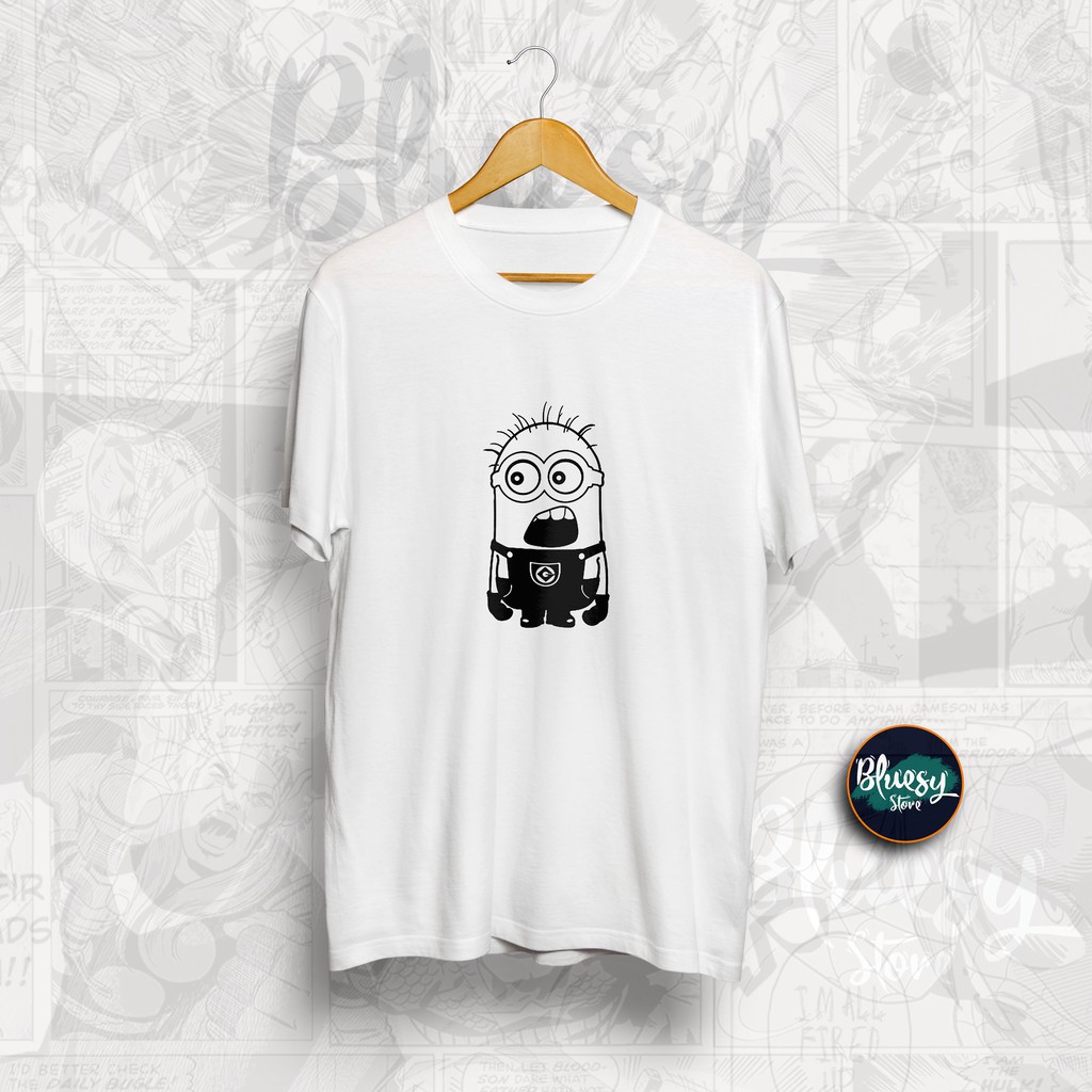 Kaos MINIONS DESPICABLE ME KEVIN TOM STUART KARTUN ANIMASI DISTRO SABLON