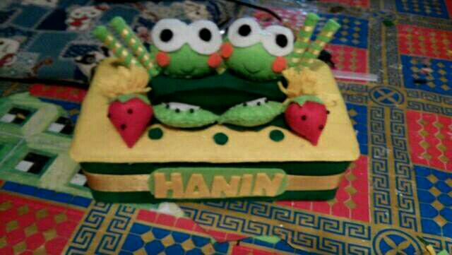 Toples Set Flanel + Keranjang Aqua  16 Lubang