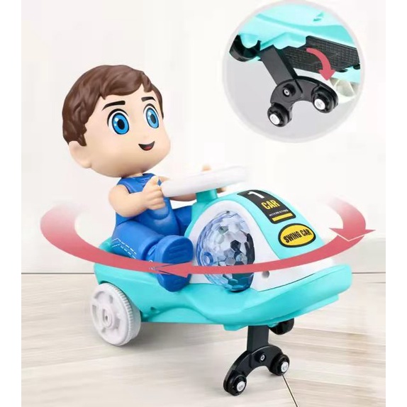 mainan mobil akrobat lucu bisa berputar ad music / mainan akrobat anak lucu bisa goyang