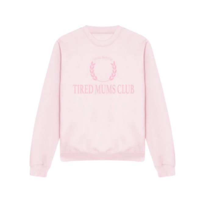TIRED MUMS CLUB SWEATER OVERSIZE WANITA