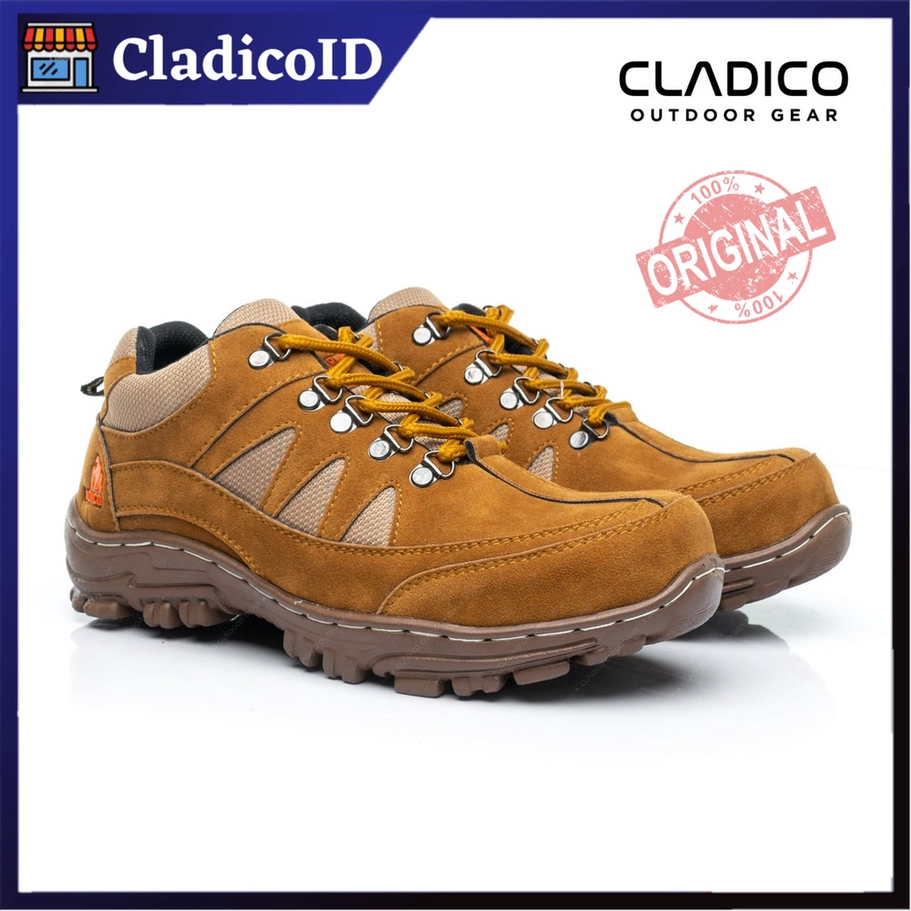 Sepatu Safety CLADICO OLIVER Sefty Shoes Pria Ujung Besi Kerja Proyek Outdoor Touring Boot Low Cut Savety Cowok