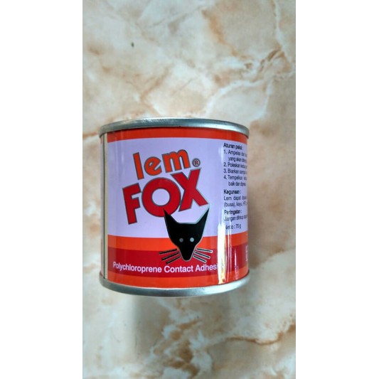 LEM FOX KUNING 70 GR / LEM KARPET SENDAL KULIT KAYU HPL KARET