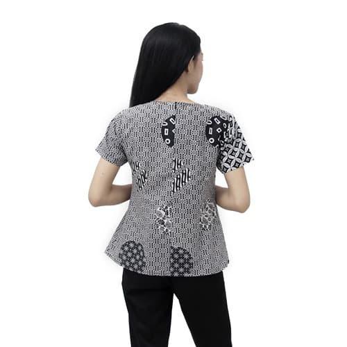 Bw0 Batik Wanita Blouse Atasan Batik Modern Size S - 5L Jumbo - 5L